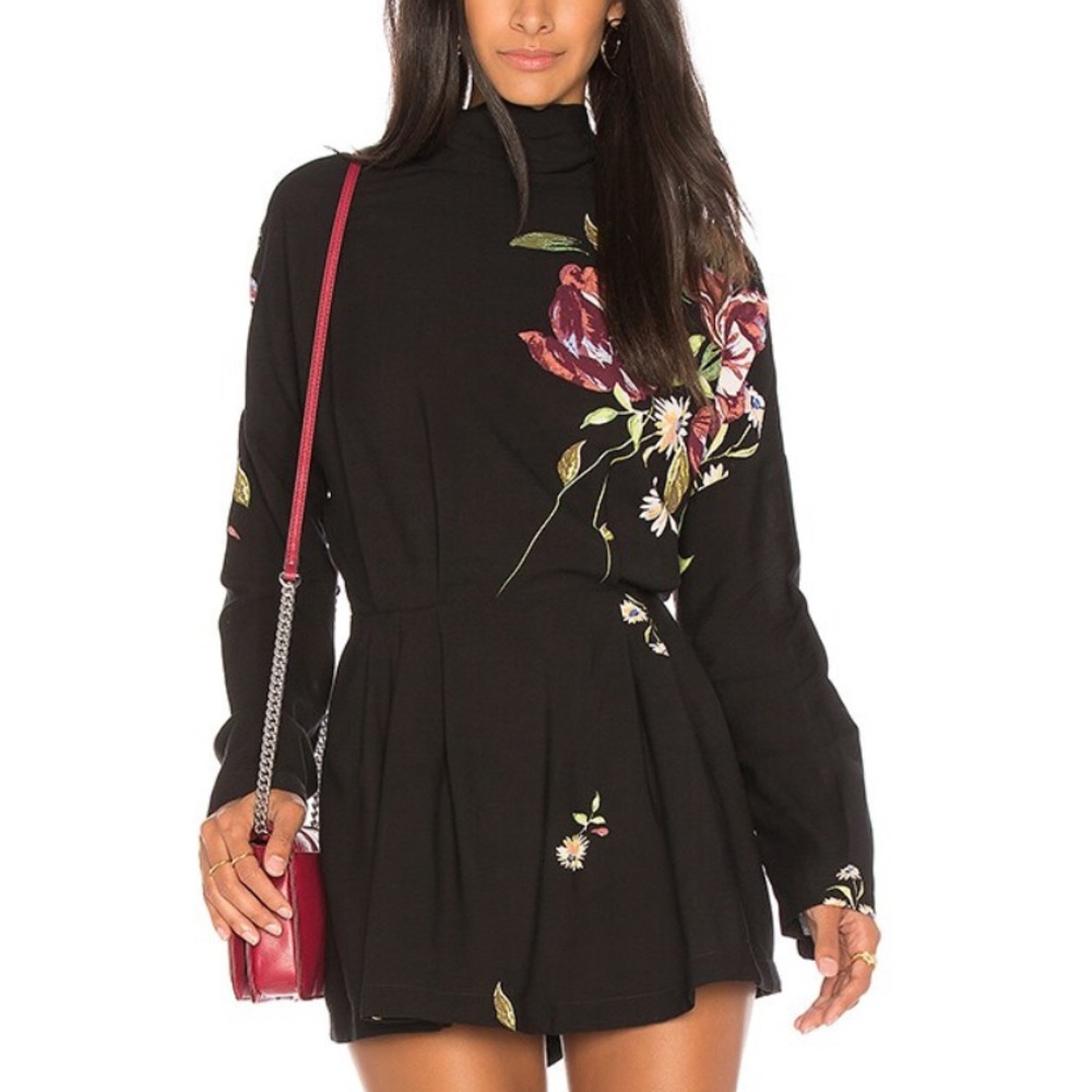 Free people Floral Black Gemma tunic - Picture 3 of 5